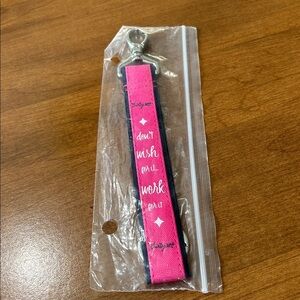 Thirty-one  Pink and Black Key Fob